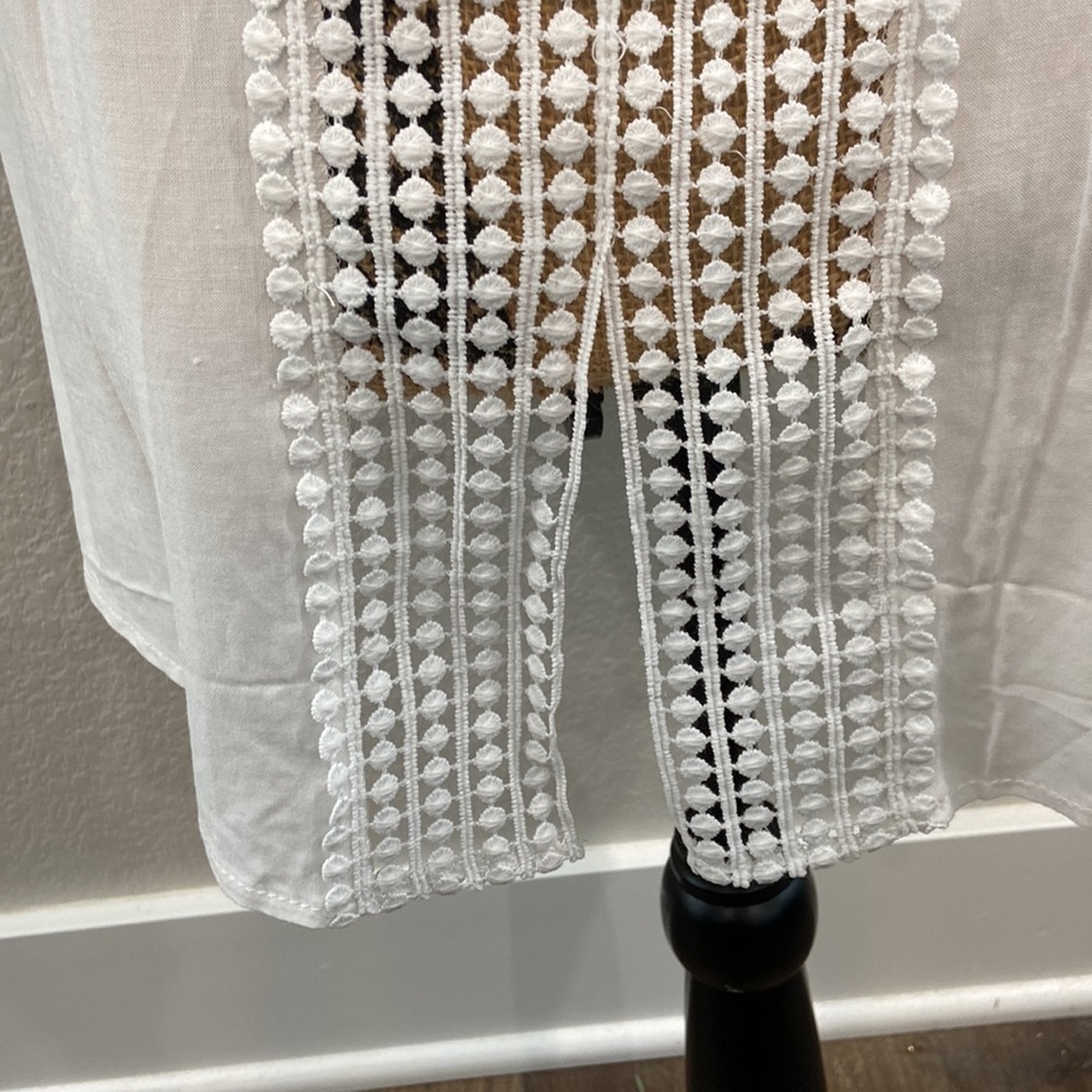 Maison Jules Crochet Flyaway Tunic Tank - Picture 4 of 10